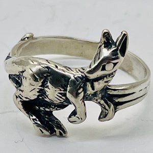 Sterling Silver Kangaroo Ring | Size 5 | Silver | 1 Ring |