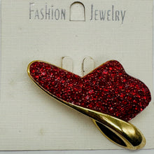 Load image into Gallery viewer, Society Designer Hat Brooch | 67x30x6mm | Sparkling Red | 1 Brooch |
