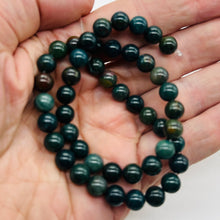 Load image into Gallery viewer, Bloodstone, Heliotrope Round Bead Strand | 8mm | Green, Red | 47 Beads |
