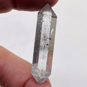 Quartz Shaman Double Terminated 41cts Crystal Point | 42x10mm | Clear, Included|