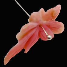 Load image into Gallery viewer, 15cts Stunning Hand Carved Pink Peruvian Opal Flower Bead | 38x25x5mm |
