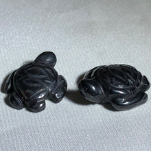 Load image into Gallery viewer, Throbbing Carved Hematite Sea Turtle Animal Beads
