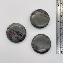 Load image into Gallery viewer, 3 Martian Landscape Jasper Disc Pendant Beads 009195
