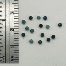 Load image into Gallery viewer, Sapphire AAA Faceted Parcel Round Beads | 2mm | Blue, Dark Blue | 15 Beads |
