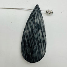 Load image into Gallery viewer, 1 Picasso Jasper Ridged Briolette Pendant Bead 8910
