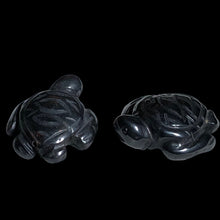 Load image into Gallery viewer, Throbbing Carved Hematite Sea Turtle Animal Beads
