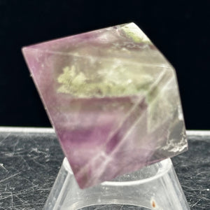 Fluorite Double Pyramid Figurine | 36x36x36mm | Purple | 1 Display Figurine |