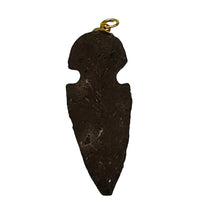 Load image into Gallery viewer, Sandstone Carved Arrowhead Pendant | 1 3/4" Long | Red | 1 Pendant |

