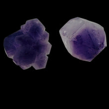 Load image into Gallery viewer, Amethyst Natural Crystals Parcel | 25x19x16 and 22x21x18mm | Purple | 2 Beads

