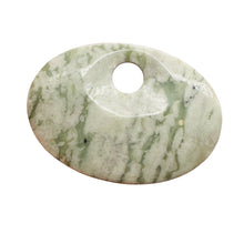 Load image into Gallery viewer, Harmony Stone Oval Centerpiece Bead - Snowy Lands| 63x45x8mm | 1 Bead |
