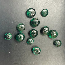 Load image into Gallery viewer, Natural Brazilian Green Emerald Rondelle Beads 2.5 Carat 12 Beads 2mm
