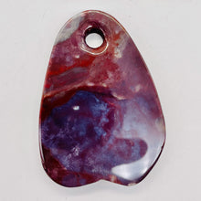 Load image into Gallery viewer, Hand Carved Fancy Mauve Pink Jasper Pendant Bead | 61x43x7mm | 1 Bead |
