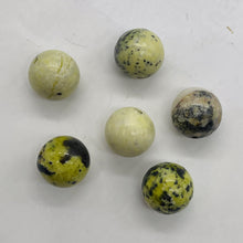 Load image into Gallery viewer, Yellow Chartreuse Turquoise Faustite Beads | 14mm | 2 Beads |
