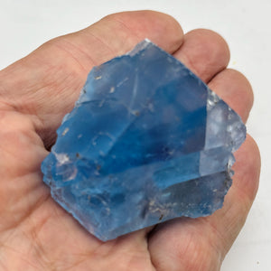 Fluorite126g Perfect Natural Specimen| 44x43x37mm | Blue | 1 Display Specimen |