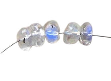 Load image into Gallery viewer, 5 Faceted Rainbow Moonstone Roundel Beads 7488
