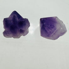 Load image into Gallery viewer, Amethyst Natural Crystals Parcel | 25x19x16 and 22x21x18mm | Purple | 2 Beads
