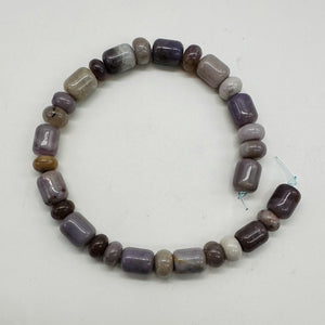 Natural Lavender Brazilian Agate Bead 8 inch Strand 9722HS