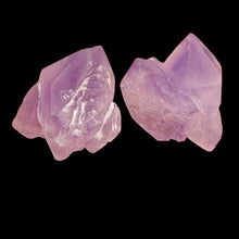 Load image into Gallery viewer, Amethyst Natural Crystal Bead Parcel | 21x16x14 and 20x18x14mm| Purple| 2 Beads|
