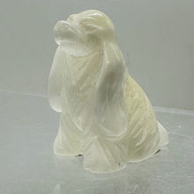 Load image into Gallery viewer, Cocker Spaniel Carved Statue | 1 Figurine | | 37x30x23mm | Clear, White
