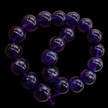 Load image into Gallery viewer, Amethyst Gorgeous Round AA Half-Strand Beads | 10mm | Deep Purple | 20 Beads |
