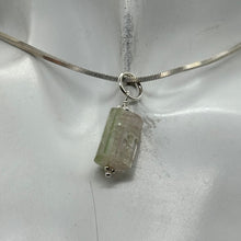 Load image into Gallery viewer, Natural Watermelon Tourmaline Sterling Silver Pendant | Pale Green, Pink. Clear|
