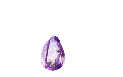 1 Gem Quality 9x6x3.5mm Amethyst Pear Briolette Bead 6101