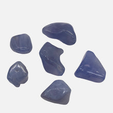 Load image into Gallery viewer, Chalcedony Gemstone 49g Nugget Beads | 33x19x13 to 19x17x13mm | Blue | 6 Beads |
