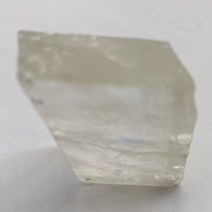 Optical Calcite Iceland Spar 65G Rectangular Display Prism | 32x30x18mm | Clear|