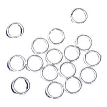 Load image into Gallery viewer, 10 Beautiful Sterling Silver 8mm Jumprings 7948
