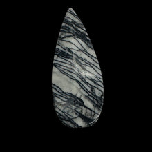 Load image into Gallery viewer, 1 Picasso Jasper Ridged Briolette Pendant Bead 8910
