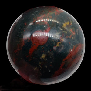 Bloodstone Sphere 20g (3oz) Display Specimen | 25mm (1") | Green Red | 1 Sphere|