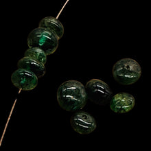 Load image into Gallery viewer, Natural Brazilian Green Emerald Rondelle Beads 2.5 Carat 10 Beads 2.5mm
