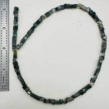 Load image into Gallery viewer, Exquisite Natural Moss Agate 4mm Cube Bead Strand 109471
