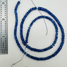 Load image into Gallery viewer, Tanzanite Faceted Graduated Rondelle Bead 17&quot; Strand | 5x3 to 3x2mm | 190 Beads|
