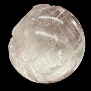 Optical Calcite Iceland Spar 82g Unique Specimen1/2 Sphere | 47x24mm | Clear |