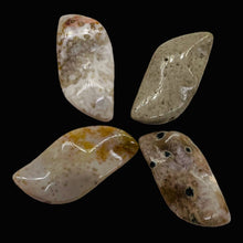 Load image into Gallery viewer, Ocean Jasper Wavy Pendant Beads - Assorted Colors | 31x16x5mm | 4 Beads |
