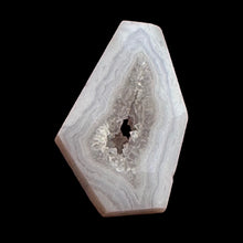 Load image into Gallery viewer, Chalcedony Druzy 30ct Designer Cut Pendant Bead| 29x17x10| Blue|1 Pendant Bead |
