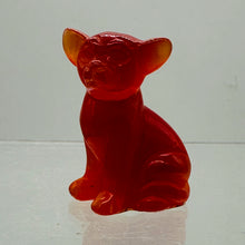 Load image into Gallery viewer, Cocker Spaniel Carved | 1 Figurine | | 40x28x19mm | Chatoyant Orange
