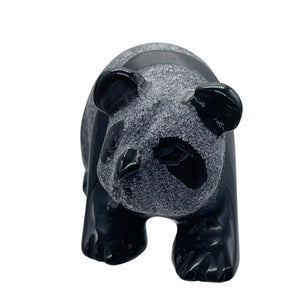 Walking Koala Panda Bear | 1 Figurine | | 43x28x23mm | Black, GRAY