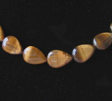 Load image into Gallery viewer, Shimmering Ten Tigereye 15x10mm Teardrop Beads 10242
