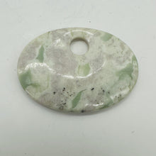 Load image into Gallery viewer, Harmony Stone Oval Centerpiece Bead - Snowy Lands| 63x45x8mm | 1 Bead |
