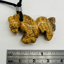 Load image into Gallery viewer, Picture Jasper Stone Pony Horse | 3/4' Long | Beige, Pink | 1 Pendant Necklace |
