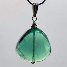 Load image into Gallery viewer, Fluorite Sterling Silver Pendant | 1 1/2&quot; Long | Blue Green | 1 Pendant |
