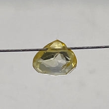 Load image into Gallery viewer, Sunny Natural Canary Sapphire Briolette Bead | 4.5x4.5x2mm | .45ct | Yellow |
