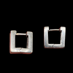 Horseshoe Sterling Silver On the Ear Earrings | 1/2" long | Silver | 1 Pair |