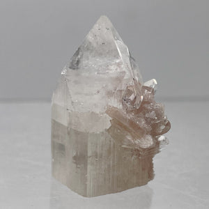 Apophyllite Stilbite 11g Collectors Crystal Pyramid | 25x20x19mm | Clear, Pink |