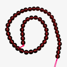 Load image into Gallery viewer, Champagne Garnet AAA Round Beads Half Strand | 4mm | Red | 50 Beads |
