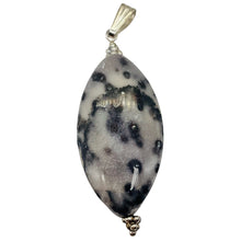 Load image into Gallery viewer, White and Blake Spotted Mookaite Sterling Silver Pendant! | 2 1/4&quot; Long |
