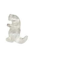 Load image into Gallery viewer, Hand Carved Quartz Tyrannosaurus Rex Figurine | 20x15x7mm | Clear

