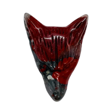 Load image into Gallery viewer, Red Jasper Carving Wolf Head Pendant Bead | 40x30x10mm | Red | 1 Bead |
